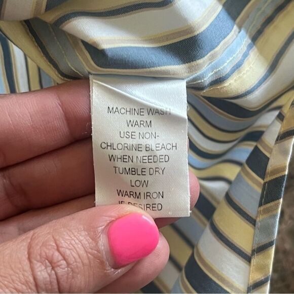 Roundtree & Yorke Shirt Short Sleeve Mens Large​​​ - Picture 7 of 12